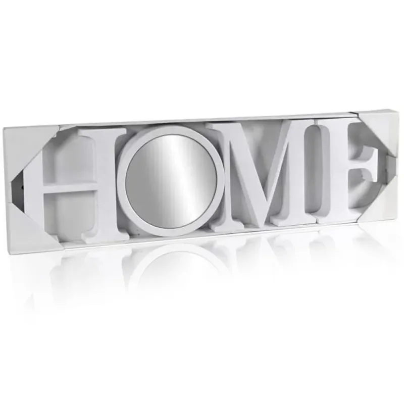 Di Tendenza Decorazione Specchio Scritta Home da Parete Plastica Colore Bianco Decorativa