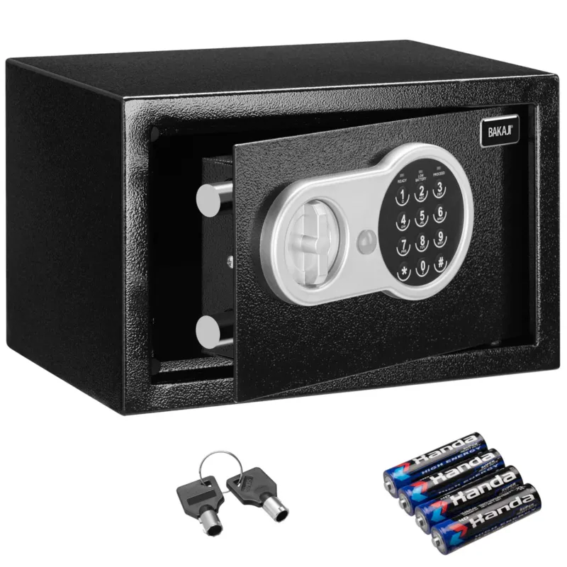 Cassaforte Digitale a Muro Cassetta Sicurezza Elettronica 31x20x20cm Casa Hotel Scelto Dai Clienti