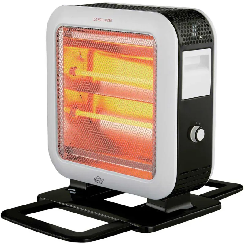 Subito Disponibile Stufa Elettrica al Quarzo Basso Consumo 1600W Termostato SA9889 DCG ELTRONIC