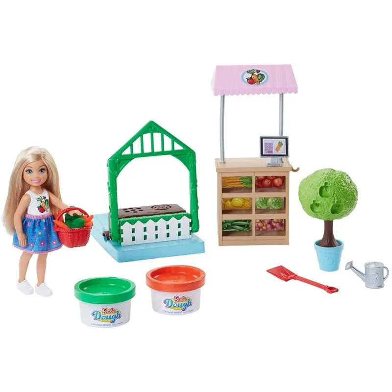 Promozione Barbie Playset Orto con Bambola Chelsea Plastilina e Accessori Gioco Bambina