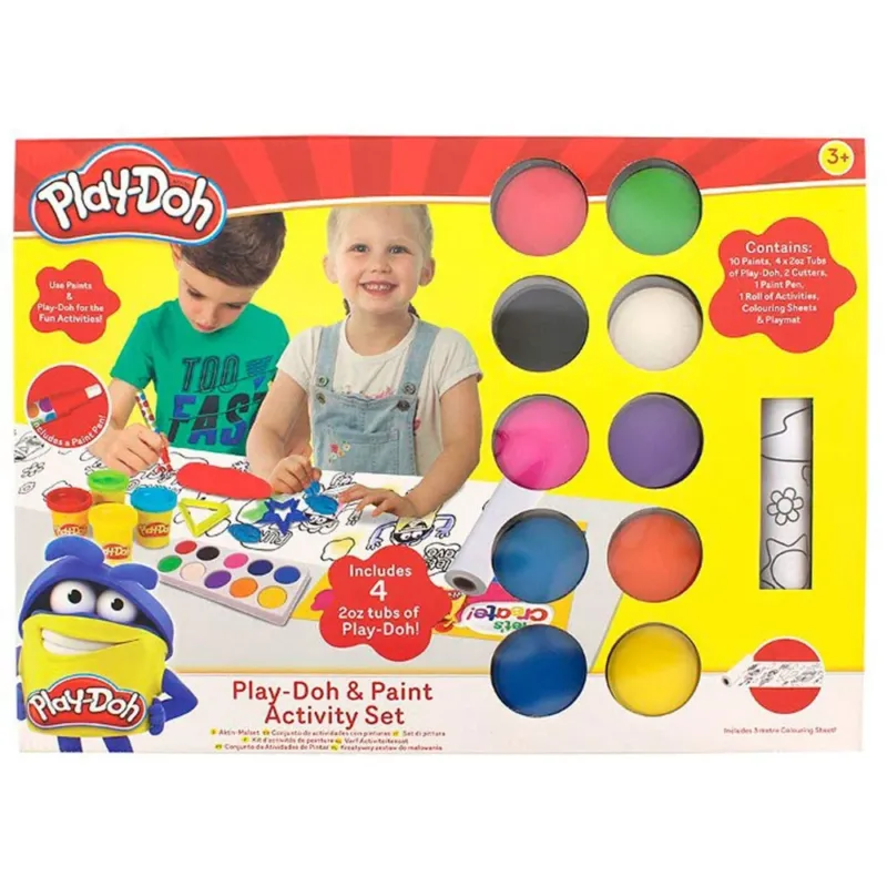 Play Doh Centro Attivita con 10 Tempere 4 Vasetti Plastilina e Accessori Più Venduto