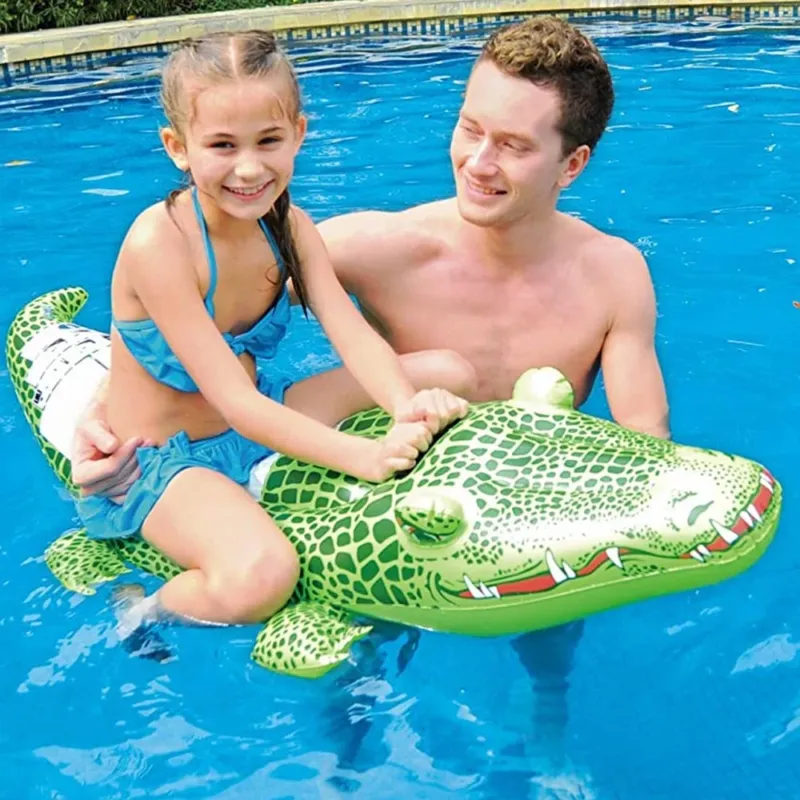 Coccodrillo Cavalcabile Gioco Gonfiabile Bambini 160x62cm Mare Piscina Spiaggia Compra Online
