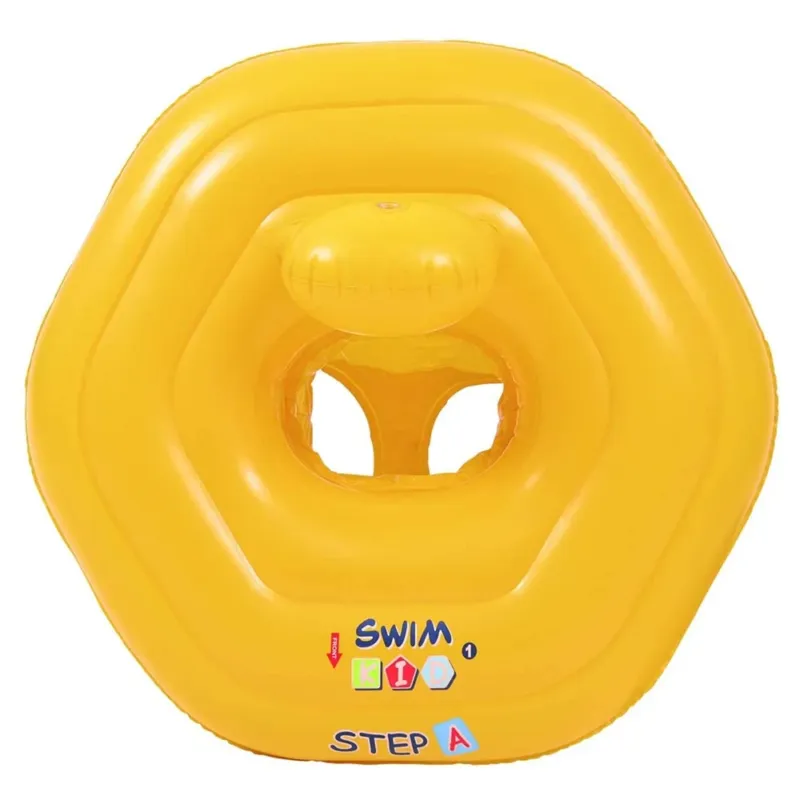Ciambella Salvagente Mutandina Gonfiabile per Bambini Mare Piscina 73x70 Giallo Non Perdere