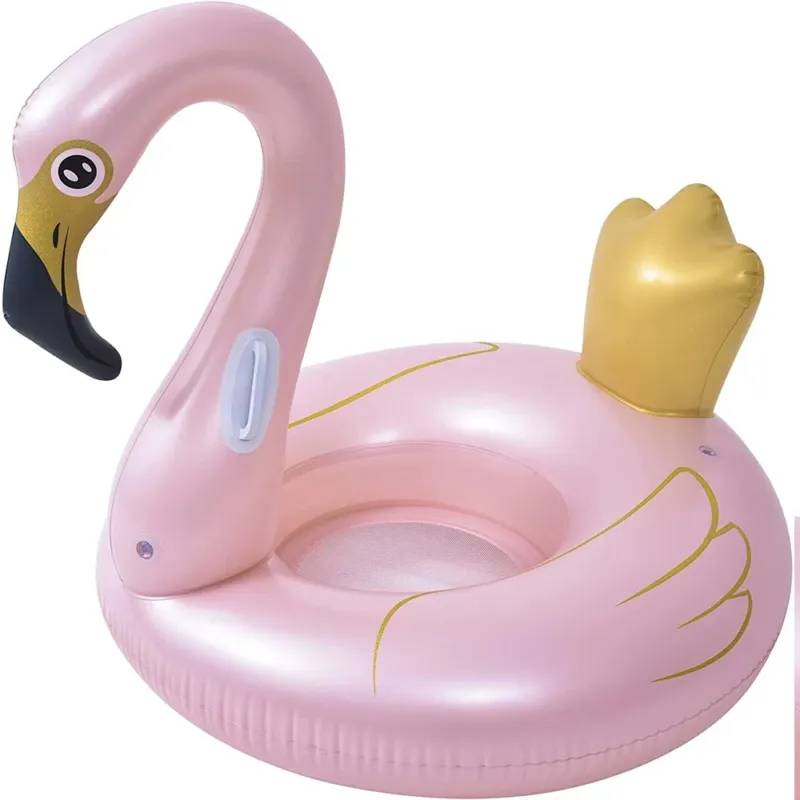 Ciambella Salvagente Cavalcabile Fenicottero Rosa Bambini 115cm Mare Piscina Miglior Prezzo