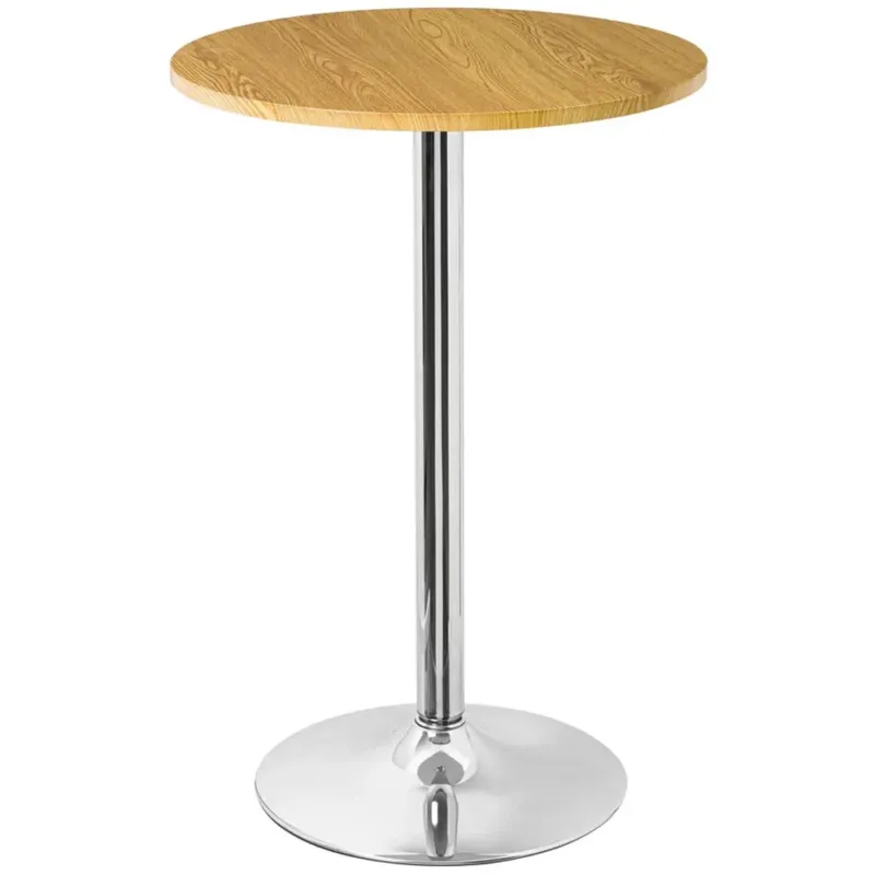 Direttamente Dal Produttore Tavolino Bar Bistrot Alto In Alluminio Rotondo 60x89cm Tavolo Da Giardino Pub