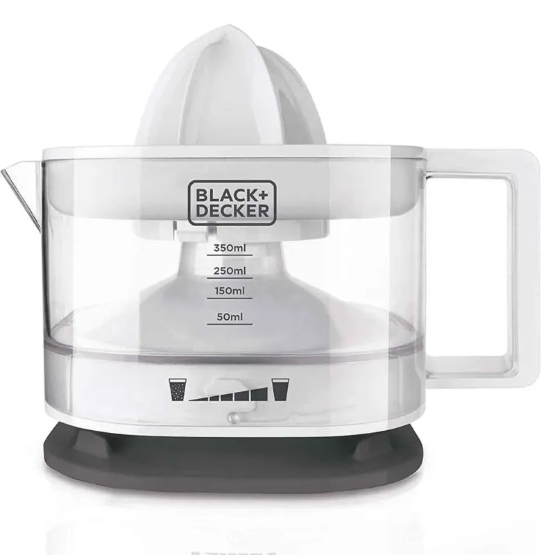 Spremiagrumi Elettrico Black Decker 25W 350ml Spremi Agrumi Doppia Rotazione Direttamente Dal Produttore