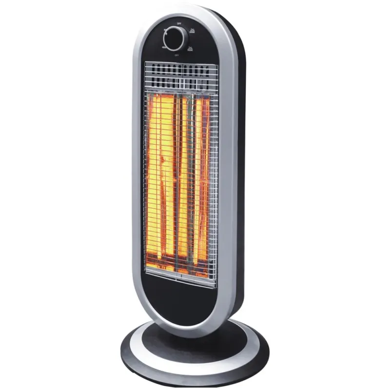 Stufa al Carbonio Oscillante 2 Elementi Riscaldanti 900W Potenza Regolabile DCG Affare