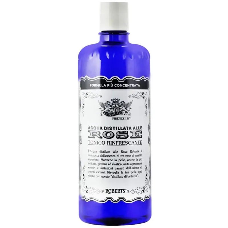 Roberts Acqua distillata alle Rose 300 Ml Tonico Rinfrescante Classico New Promo Stagionale