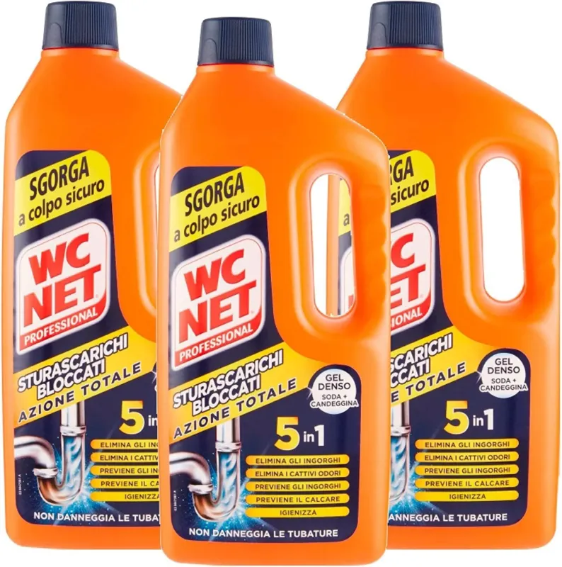 Sconto WC NET Professional Sturascarichi Bloccati Gel Denso con Soda e Candeggina 1LT