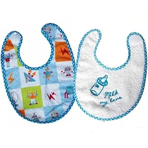 Set Baby Bavaglino Cotone Piso 2 pezzi Tartan Bambino Accessori Infanzia Neonato Subito Disponibile