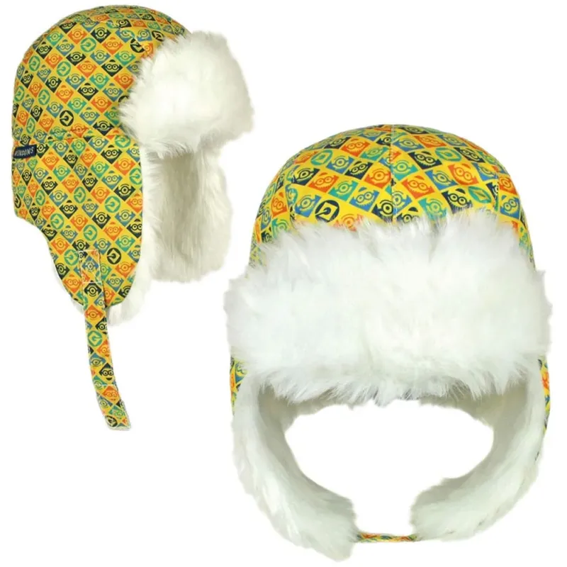 CAPPELLO RUSSO CON PELLICCIA PER BAMBINO MINIONS TAGLIA UNICA CON COPRI ORECCHIE Offerta Speciale
