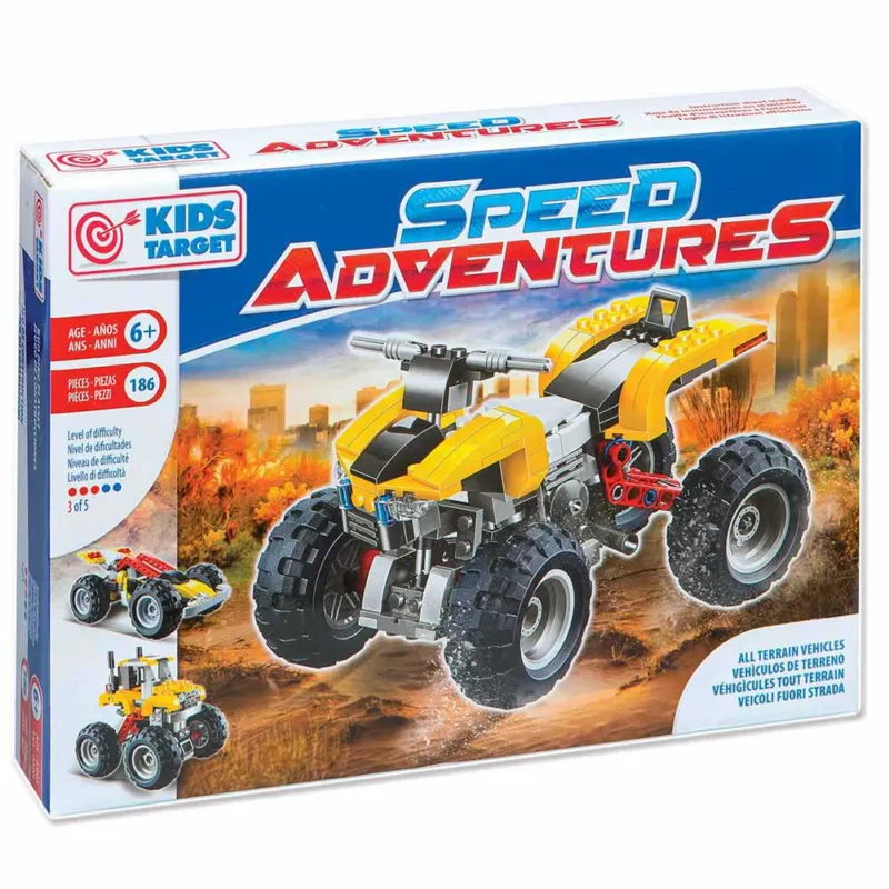Non Perdere Costruzioni Kids Target Fino A 3 Modelli Di Fuoristrada 186 Pz Per Bambini