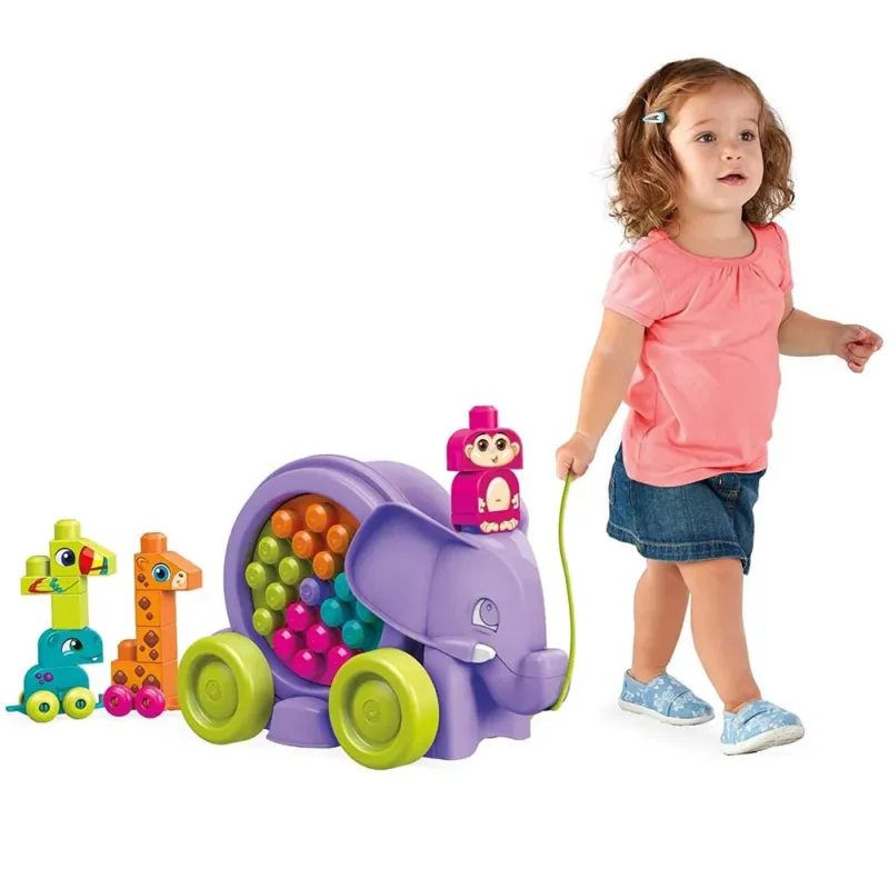 Occasione Imperdibile Costruzioni Giocattolo Bambini Mega Block Elefantino a Passeggio 25pz Animali