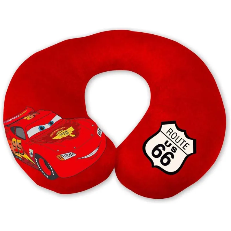 CUSCINO PER COLLO DA VIAGGIO IN POLIESTERE 23X21 CM DISNEY CARS SAETTA MCQUEEN Bestseller