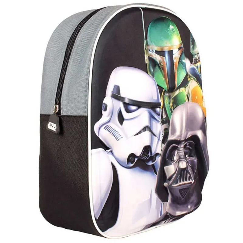 Zaino Zainetto Asilo Star Wars 3d Effetto Rilievo Nuova Edizione Scuola 17-18 Professionale