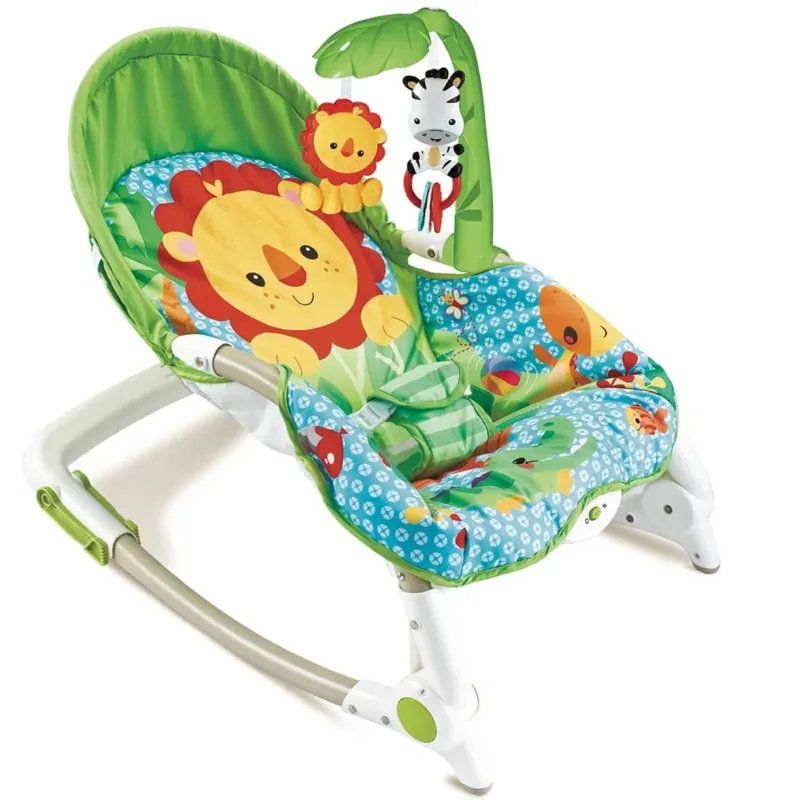 Acquista Ora Dondolo Sdraietta Per Neonati Vibrante Musicale Fitch Baby Schienale Regolabile