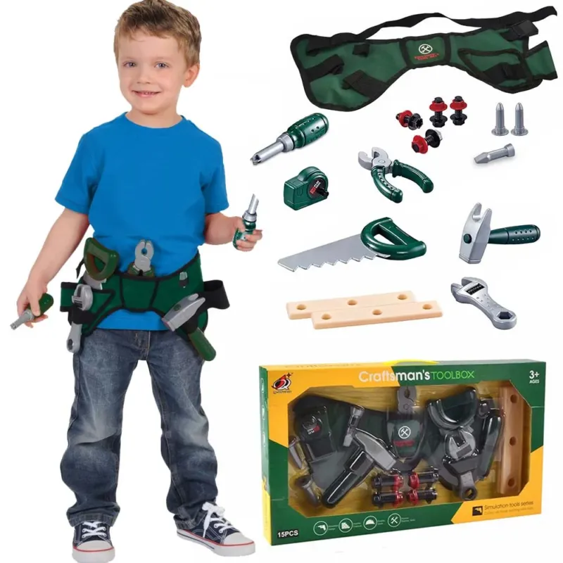 Ordina Subito Cintura Porta Attrezzi Giocattolo Bambini con Utensili da Lavoro e Accessori