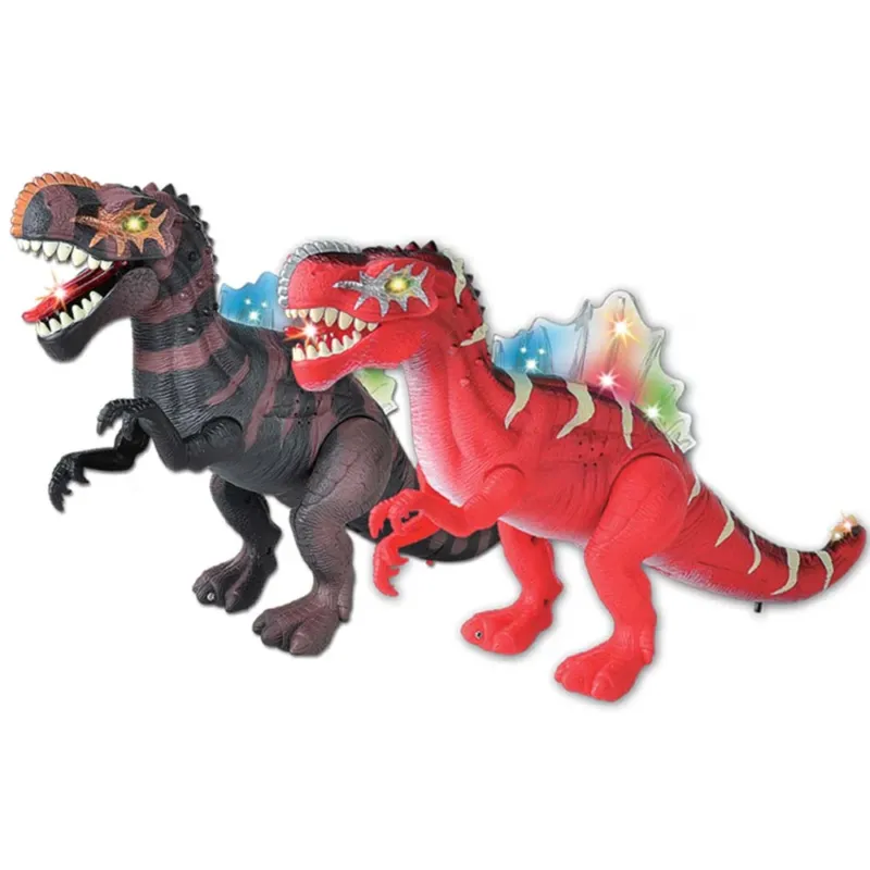 Dinosauro Spinosauro Camminante Muove Fauci Artigli Giocattolo Luci e Suoni Offerta Limitata