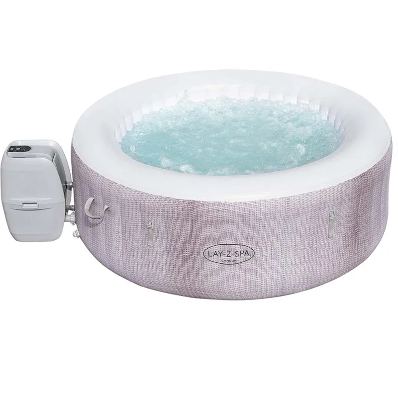 Bestseller Vasca Piscina Idromassaggio Gonfiabile Lay-Z Spa 4 Posti 180x66 Stampa Rattan
