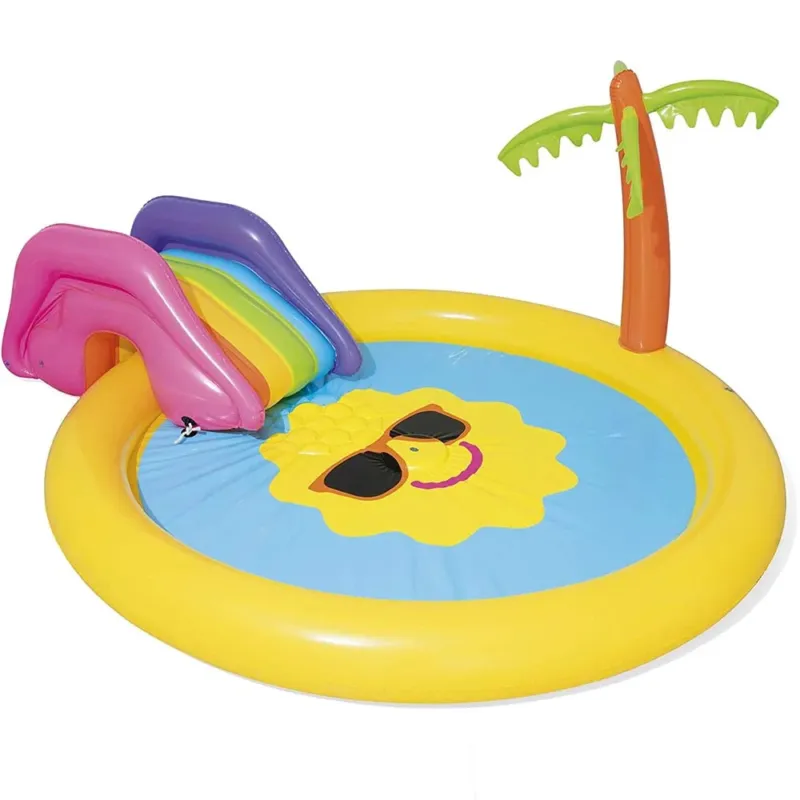 Promozione Esclusiva Piscina Gonfiabile Playcenter Sunnyland Bambini 140x130cm con Scivolo Bestway