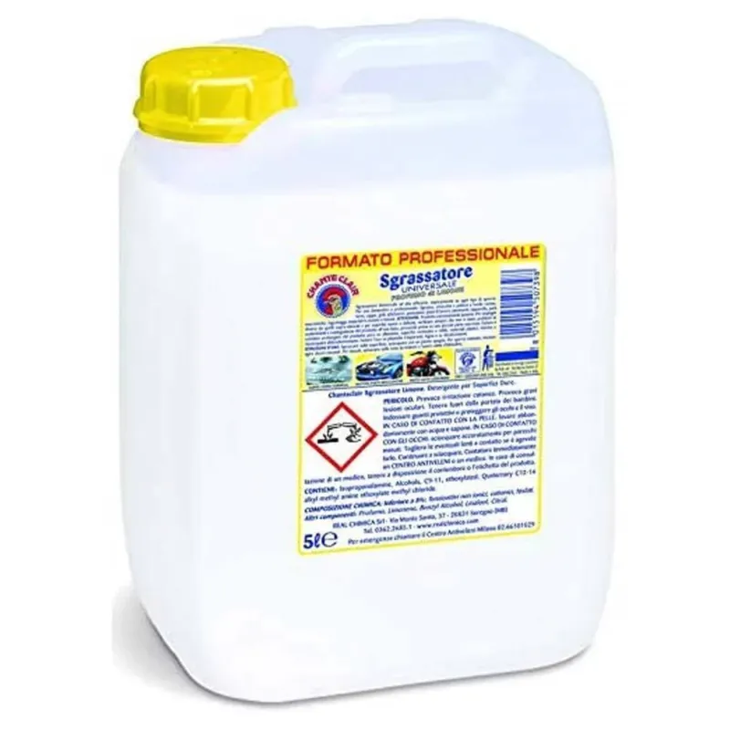 Chanteclair Sgrassatore Universale Formato Professionale 5Lt Profumo di Limone Spedito Oggi