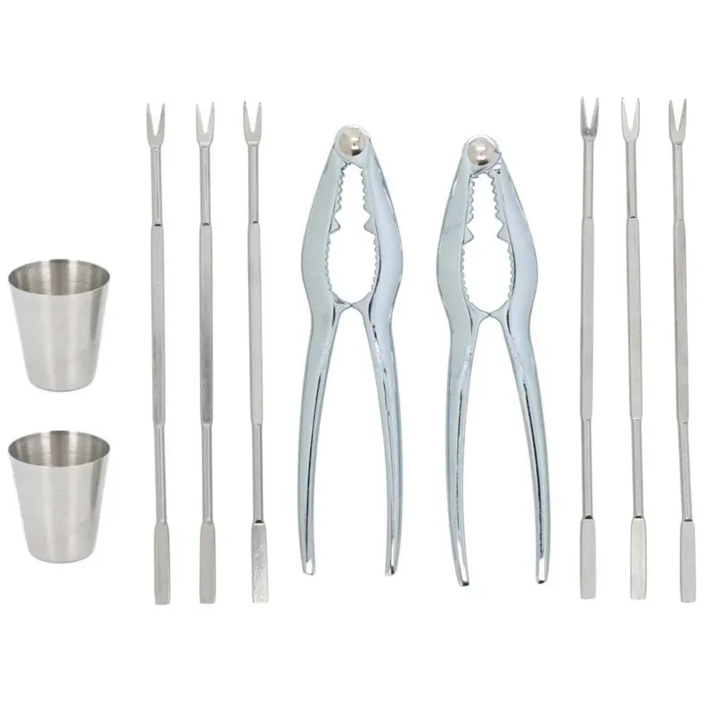 Prezzo Conveniente Kit Apertura Pulizia Crostacei Set Apri Aragosta Con Pinze Forchette e Ciotole