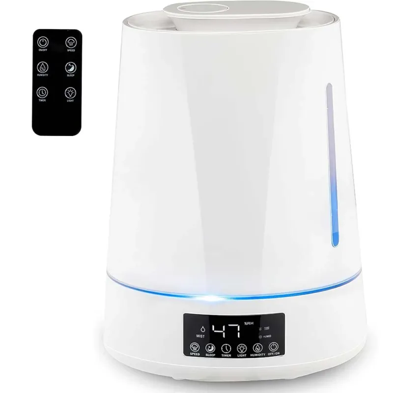 Umidificatore Ambiente 25W Contenitore Acqua 4L Evaporatore Potenza Regolabile Popolare