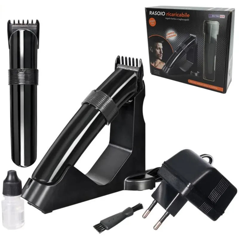 Rasoio Taglia Capelli Trimmer Elettrico Ricaricabile Regola Barba Cordless Compra Adesso