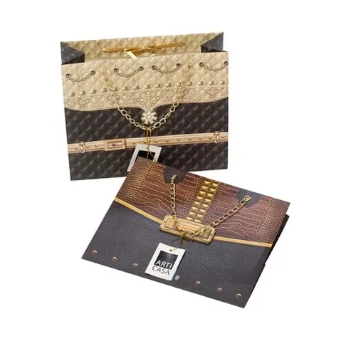 A Buon Prezzo Borsa Shopper Busta Regalo in Carta Modelli Assortiti 210gr 31x12x26 cm