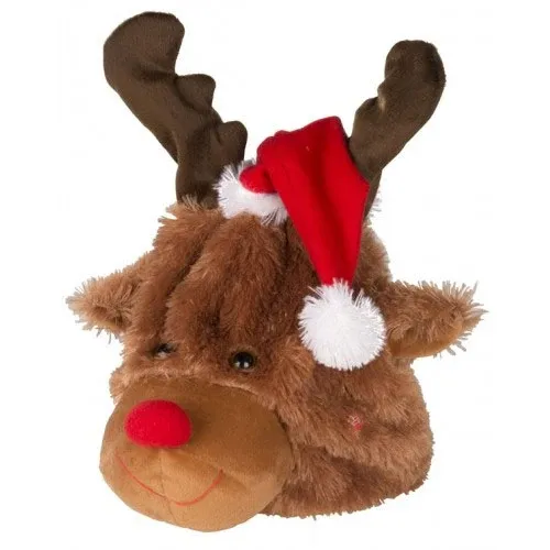 Compra Online Cappello Natalizio Di Natale Renna Berretto Con Suoni Natalizi e Movimento