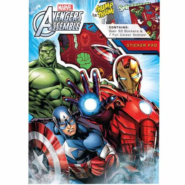 Più Venduto Set Stickers Marvel Avengers Adesivi I Vendicatori 30 Stickers 7 Scene