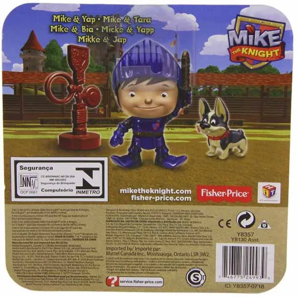 Mike The Knight Yap Training post Il Cavaliere Personaggio Gioco Fisher Price Compra Online