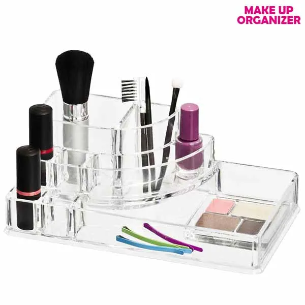 Compra Oggi Stesso Organizer Cosmetici Trucco Make Up 8 Comparti Organizzatore In Acrilico Beauty