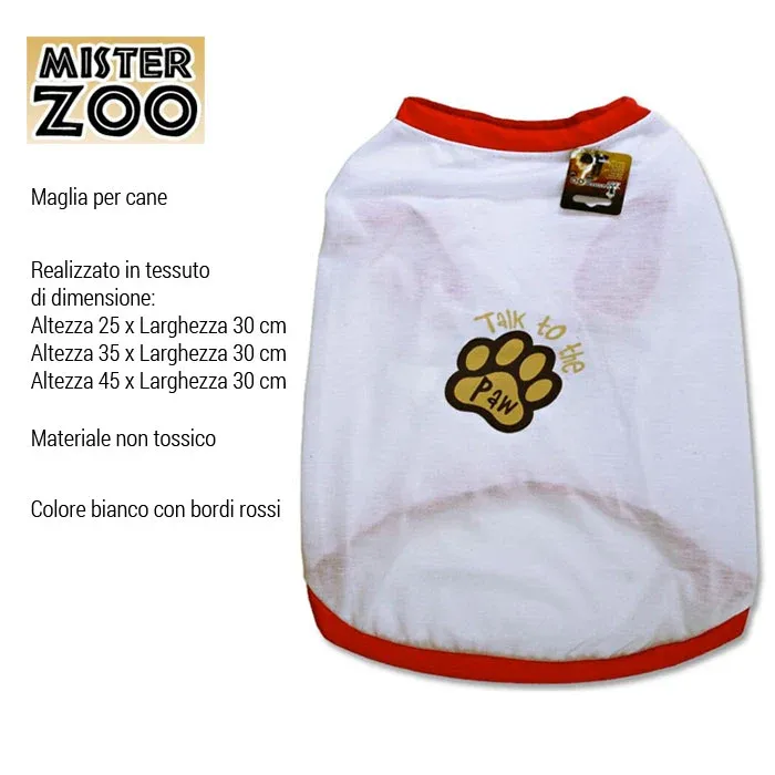 Consegna Rapida Maglia Per Cane T-Shirt Abbiagliamento Per Cani Pet Inverno Bianco Varie Misure