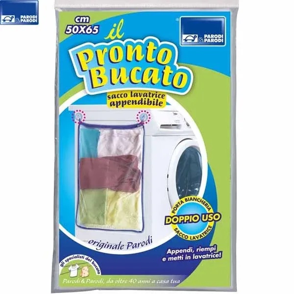 Prezzo Scontato Sacco per Lavatrice Porta Biancheria con Ventose 2 in 1 Salvabucato Appendibile