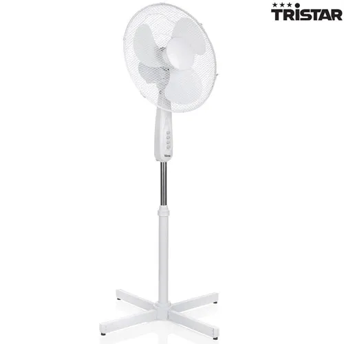 A Buon Prezzo Ventilatore a Piantana Oscillante a Pala 40cm 3 Velocita‘ Tristar VE-5948 Bianco