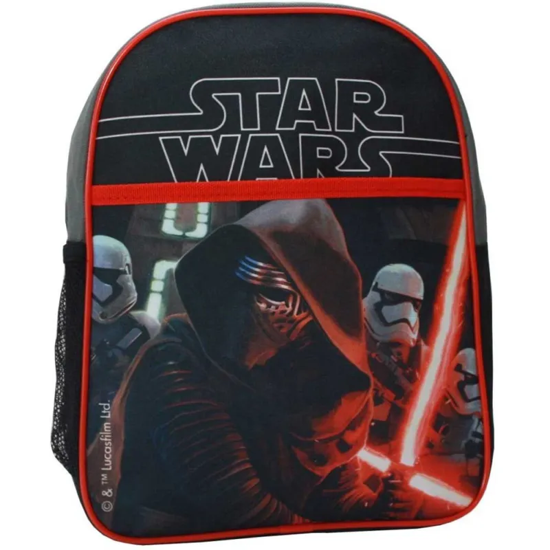 Quantità Limitata Zaino Star Wars Guerre Stellari Nero Bambini Asilo Tempo Libero Elementari