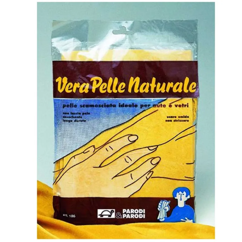 Offerta Lampo Panno Vera Pelle Naturale Pulizia Scamosciata Auto Vetri Parodi e Parodi