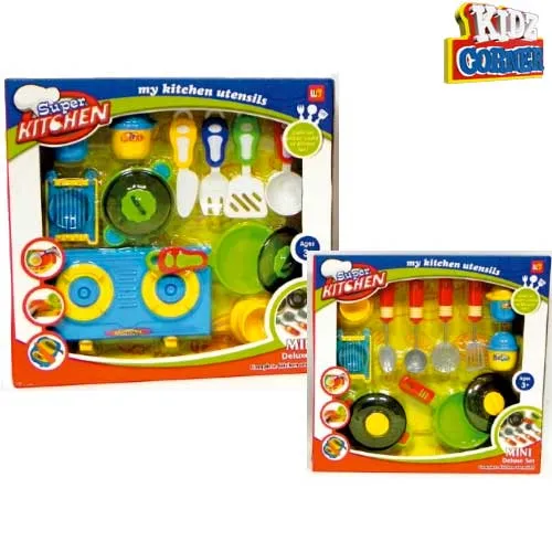 Compra Adesso Set Cucina Fornelli Pentole Mestoli Accessori Cucina 12 Modelli Ass. Kidz Corner