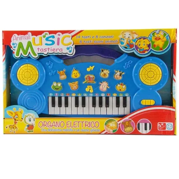 Compra Oggi Stesso Tastiera Elettrica per Bambini Organo Musicale 14 Tasti 8 Canzoni Precaricate