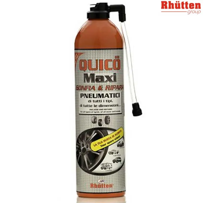 Quico Gonfia e Ripara Pneumatici Per Auto Scooter SUV Camper 750 ml Rhutten Promozione Esclusiva
