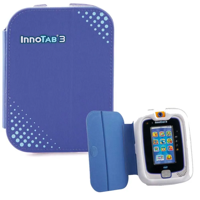 Saldi Custodia Protettiva InnoTab 3 Blu Chiusura Flip Supporto Tavolo 16 x 3 x 24 cm