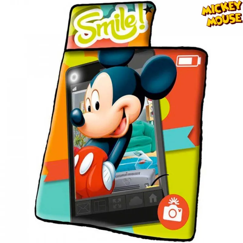 Soddisfatti O Rimborsati Mickey Mouse Tappetino Letto con Imbottitura + Coperta e Cuscino Campeggio Bimbi