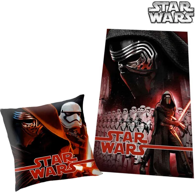 Compra Oggi Stesso Star Wars Set Coperta Pile 100 x 150 cm + Cuscino 40 x 40 cm Letto Bambini Kids