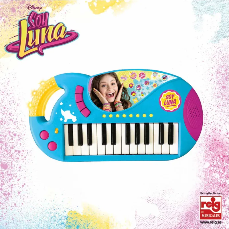 Economico Tastiera Musicale con 24 Tasti Soy Luna Bambine Musica Grandi Giochi