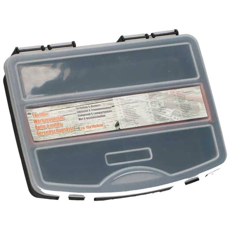 Miglior Prezzo Cassetta Porta Attrezzi Utensili Valigetta Plastica Scomparti e Manico 15x19x4cm