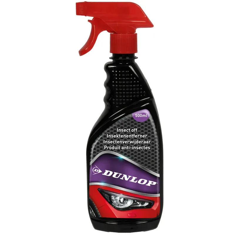 Ultima Occasione Detergente Pulitore Elimina Insetti 500 ML Per Fari Veri Auto Insect OFF Dunlop
