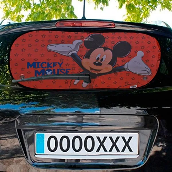 Parasole Auto Tendina Mickey Mouse Topolino Protezione UV Posteriore 80 x 40 cm Soddisfatti O Rimborsati