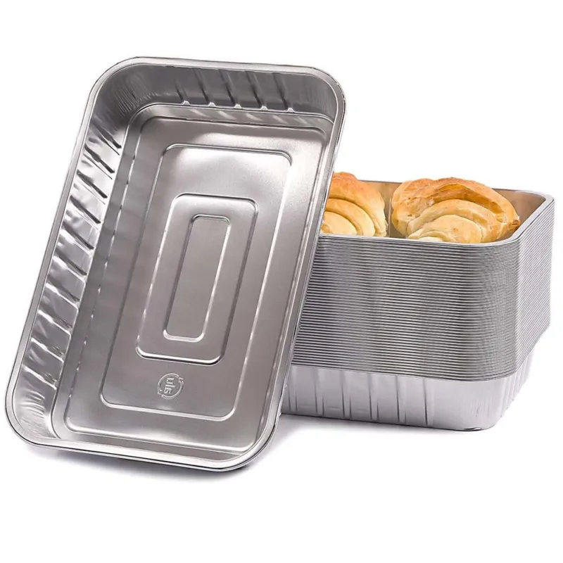 Ultima Occasione Vaschette in Alluminio 50pz Contenitore Monouso Alimenti 6 Porzioni Extra Rigidi