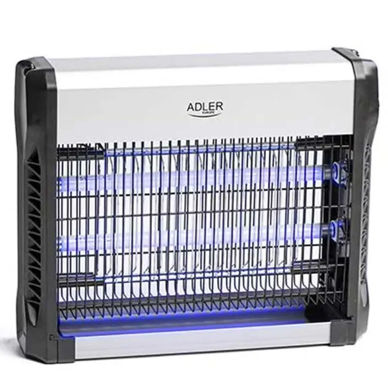 Consegna Rapida Zanzariera Elettrica Anti Zanzare Mosche 2 Lampade UV Elettroinsetticida Adler